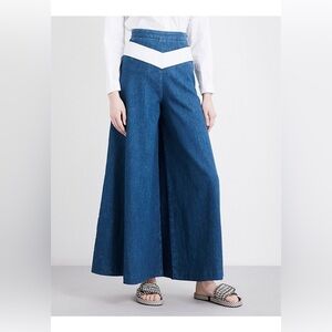 MAJE - Pako wide-leg high-rise jeans |